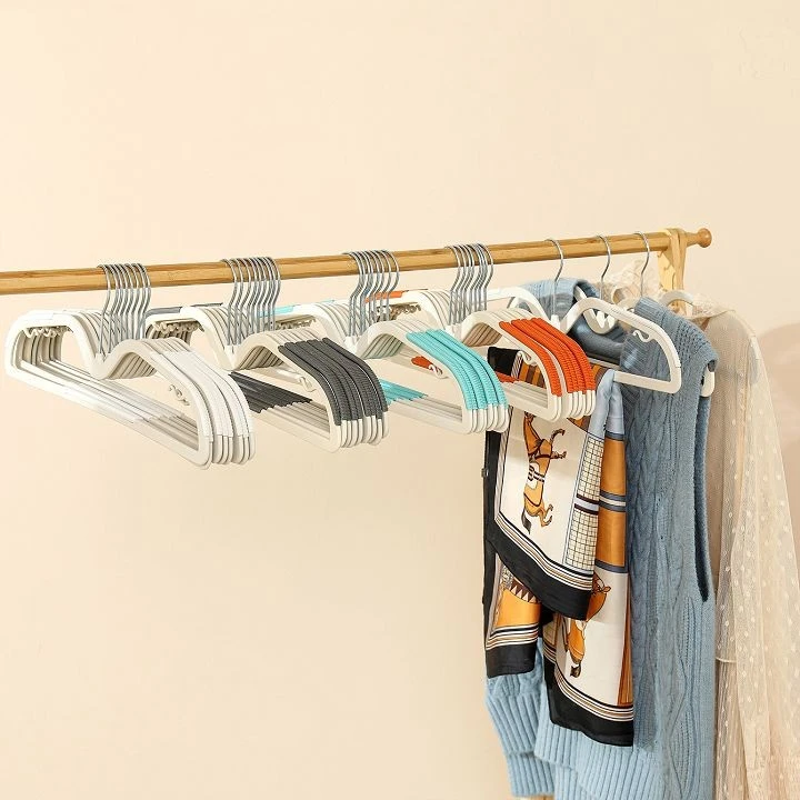 plastic wall hanger for clothes non slip plastic hanger(001)