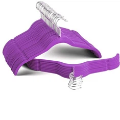 Lavendel-Samt-Kleiderbügel